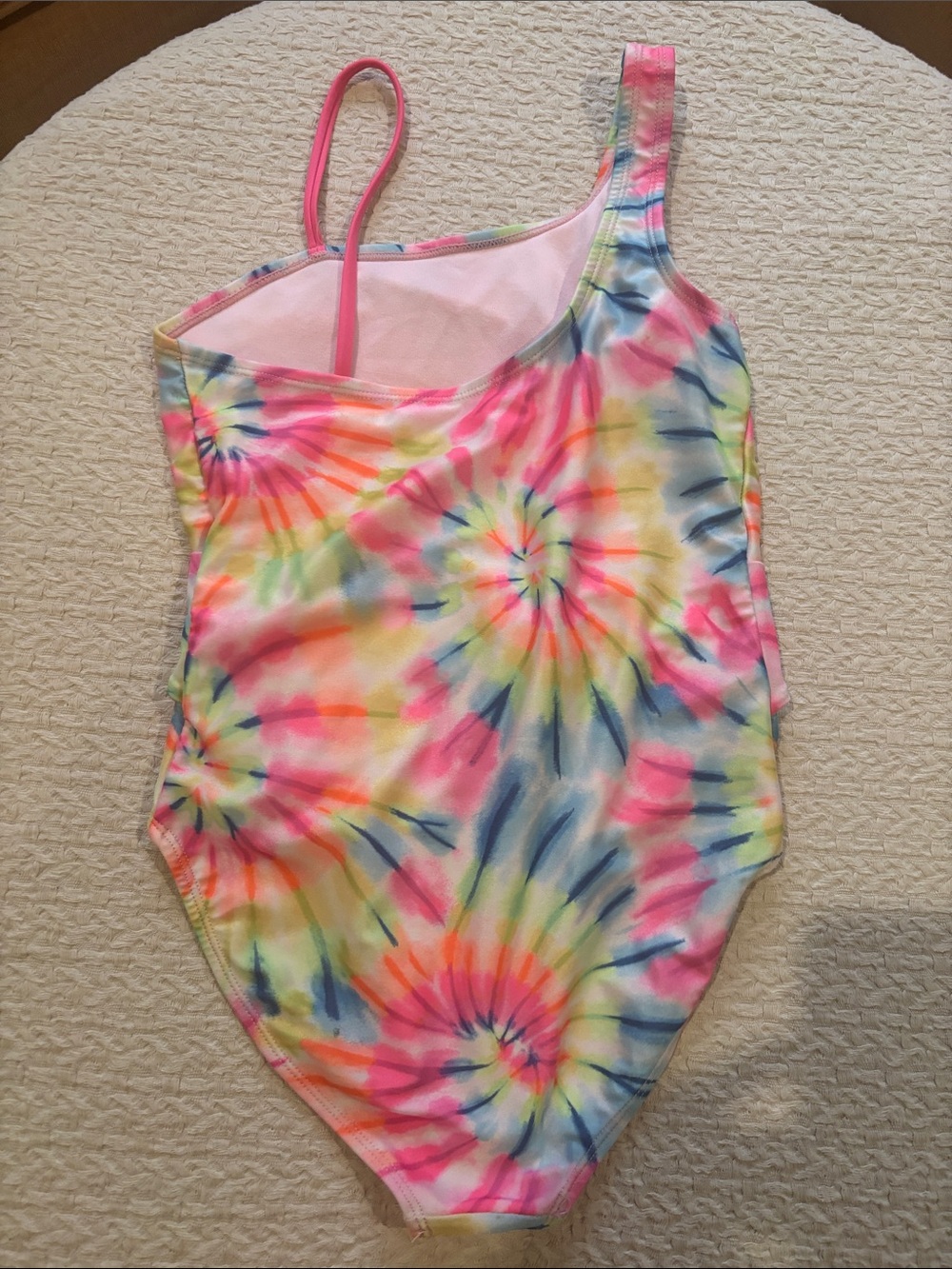 Set of 3 Girls' Patterned One-Piece Swimsuits size 7-8 - Picture 9 of 10